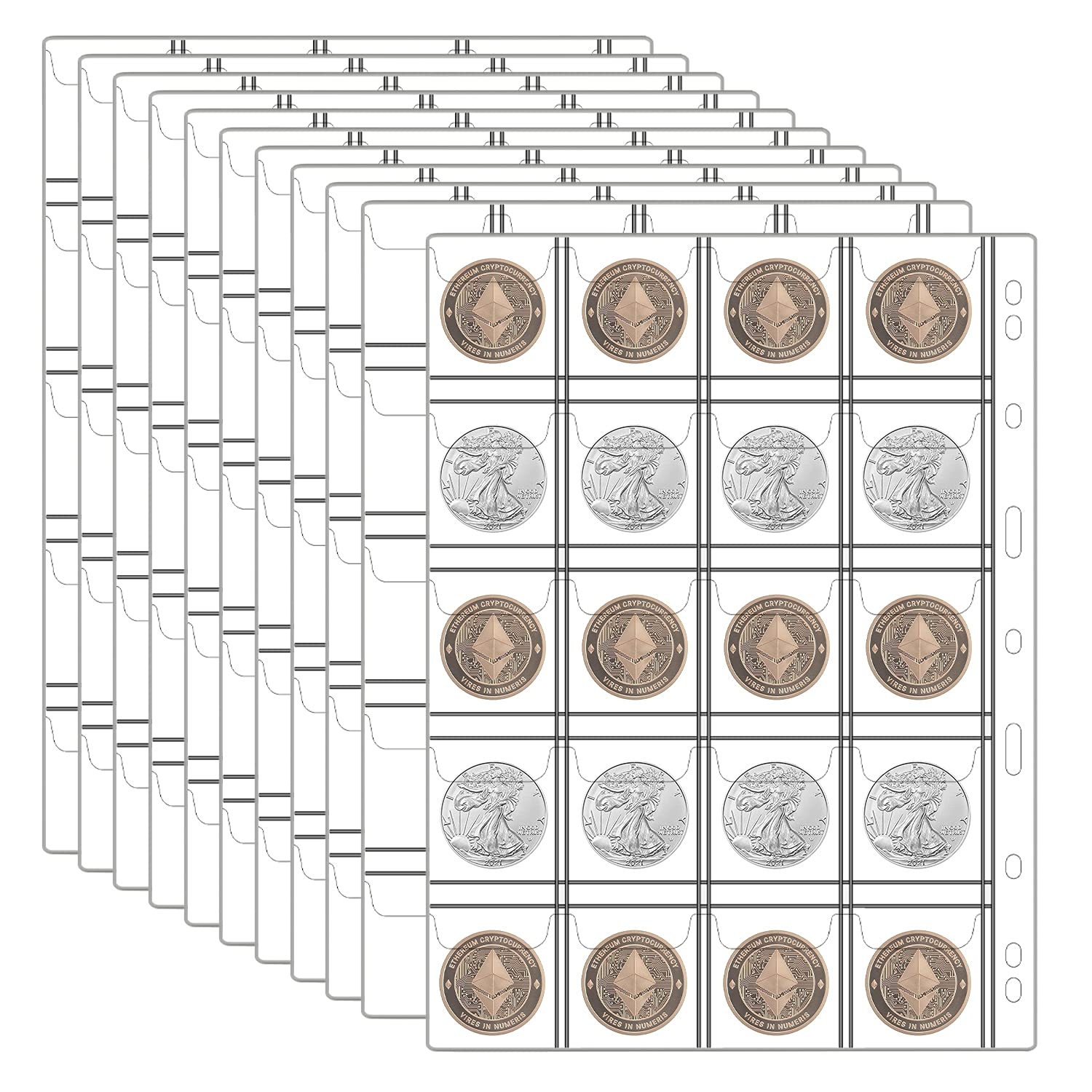Printable Coin Collecting Sheets