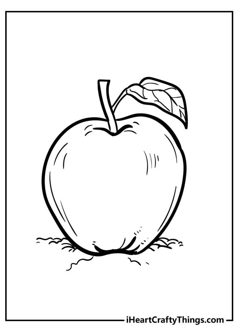 15 Apple Coloring Pages 100 Free Printables 