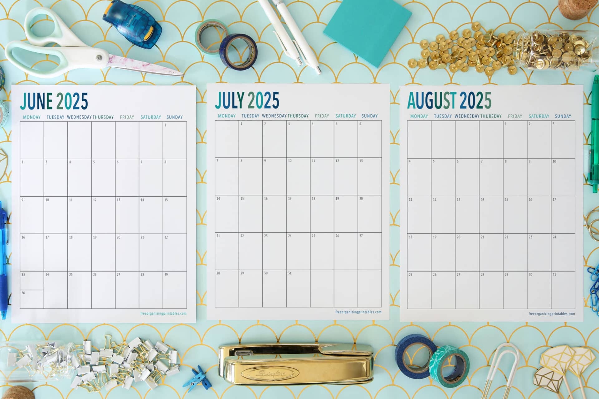 15 Free Printable Calendars To Help Maximize Your Time