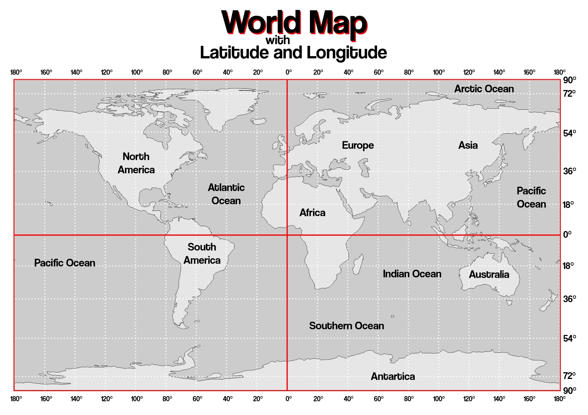 Printable Map With Latitude And Longitude