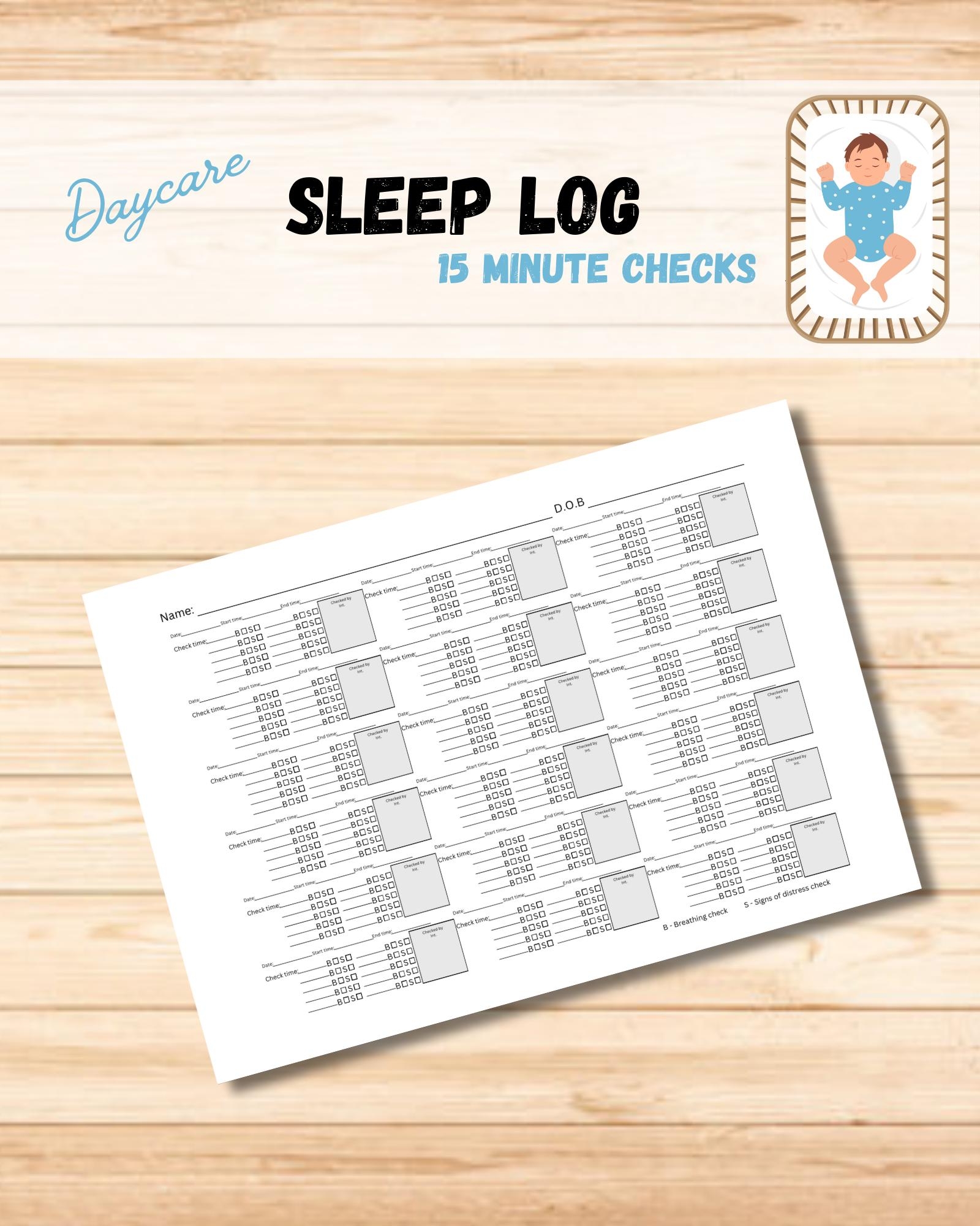 15 Minute Check Log Etsy