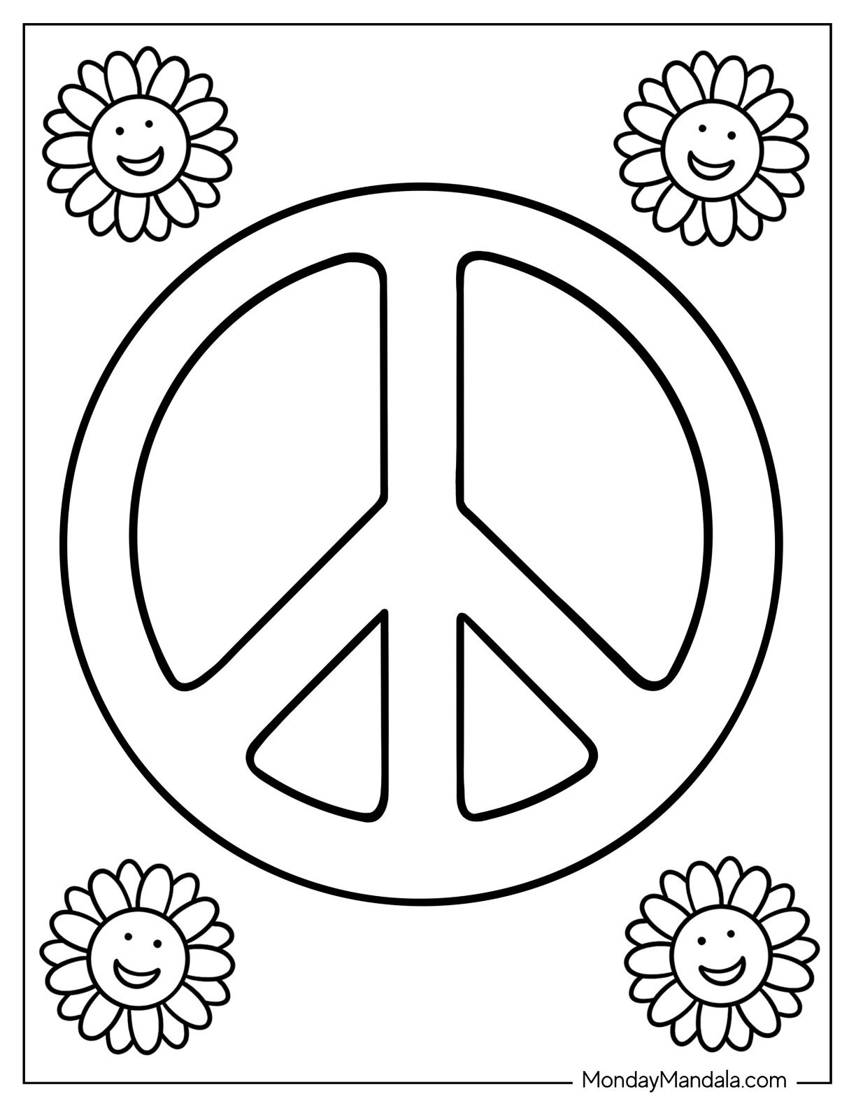 16 Peace Coloring Pages Free PDF Printables 