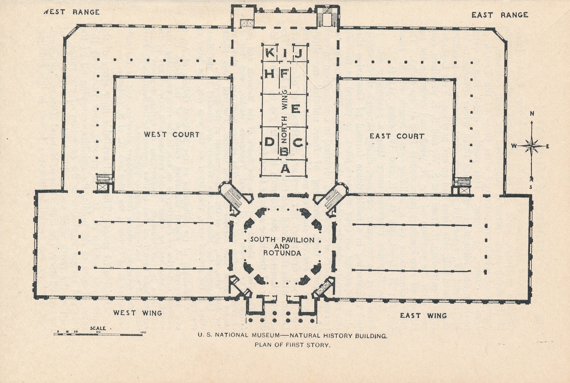 1922 Smithsonian National Museum Of Natural History Washington DC Antique Map Etsy