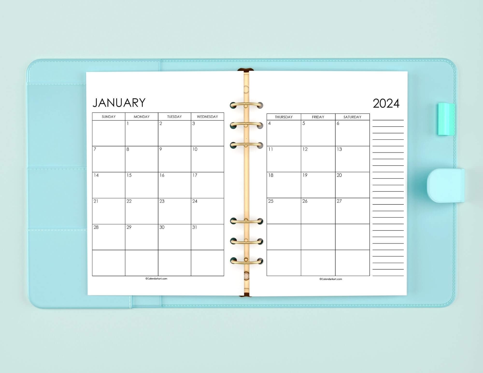 2 Page Monthly Calendars 2025 And Undated Versions CalendarKart