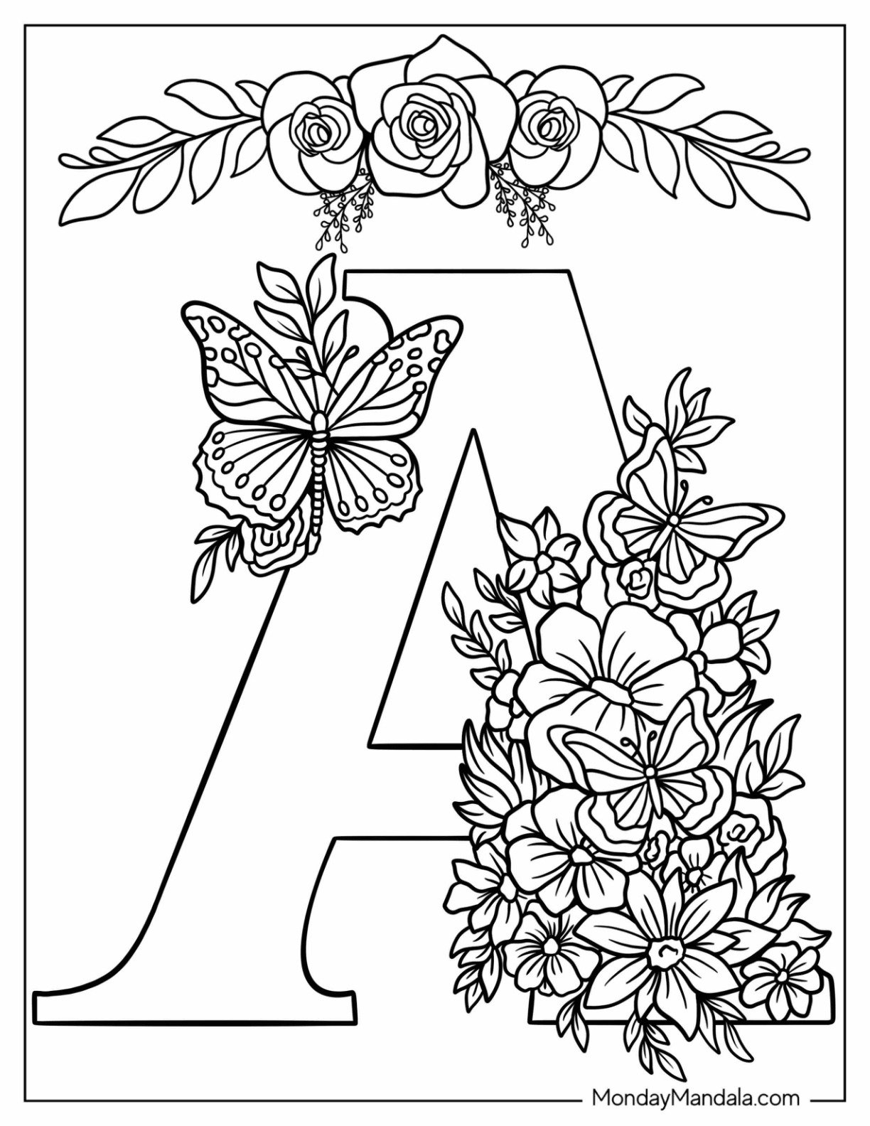 20 Letter A Coloring Pages Free PDF Printables 