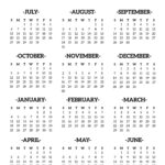 2025 2026 School Year Calendar Free Printable Paper Trail Design