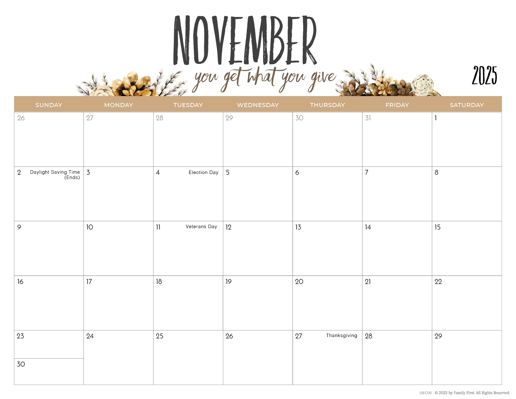 2025 Printable Calendars2025 Printable Calendars For Moms IMOM