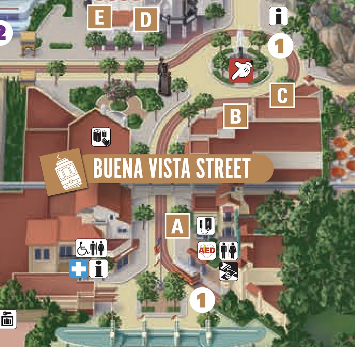 2025 Update Disney California Adventure Map Printable PDF 