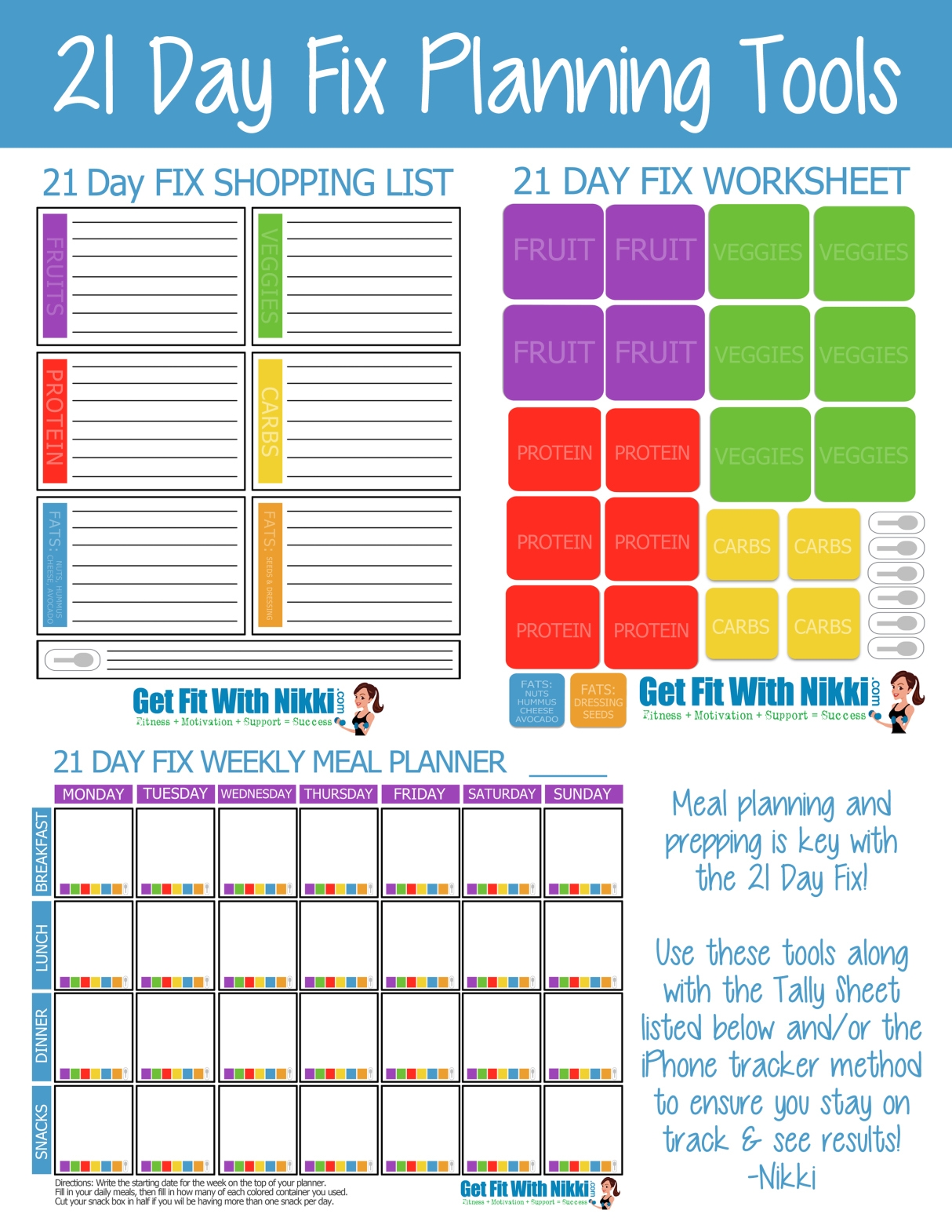 21 Day Fix Meal Planning Tips My Favorite Foods UnOriginal Mom