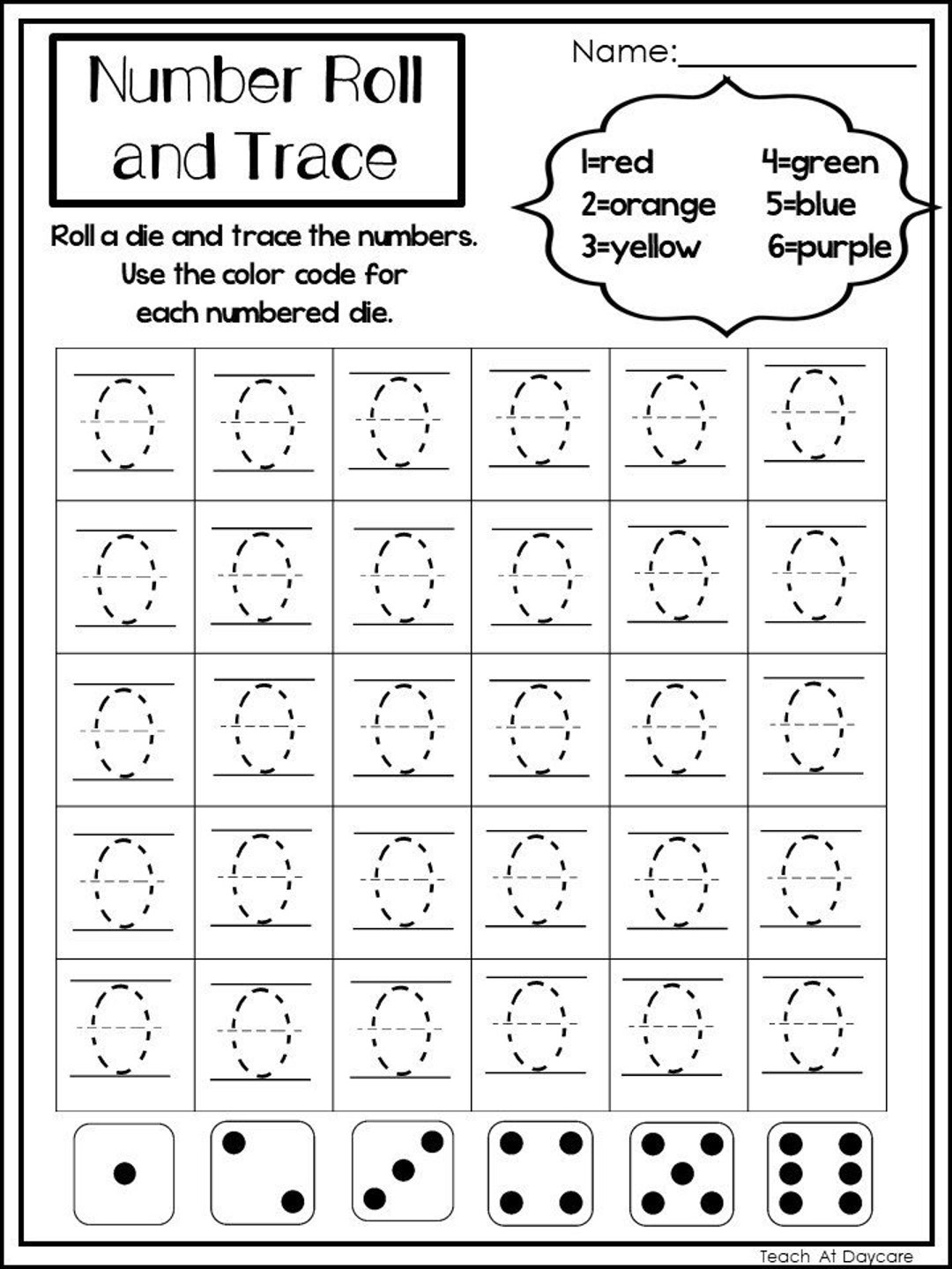 Printable Number 0 Worksheets For Preschool