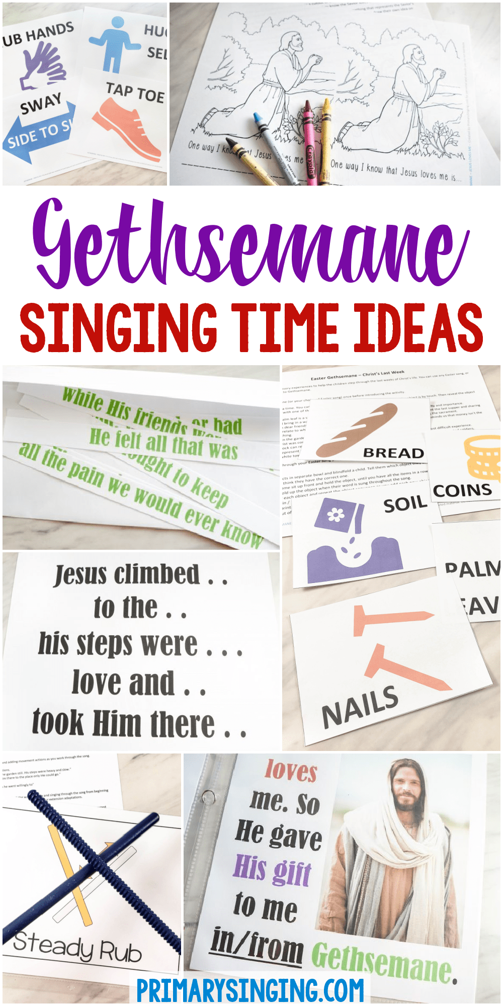 25 EASY Gethsemane Singing Time Ideas LDS Primary Song