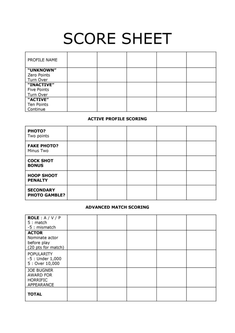 28 Printable Yahtzee Score Sheets U0026 Cards 101 FREE TemplateLab