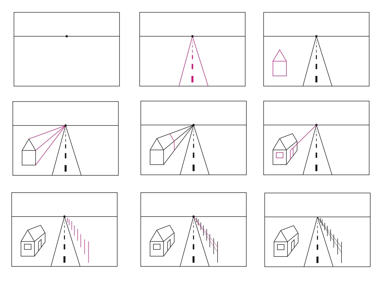3 Ways To Teach 1 Point Perspective The Institute For Arts Worksheets Library