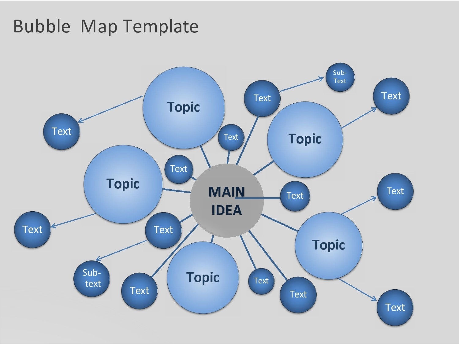 39 Printable Bubble Map Templates Word PDF PowerPoint 