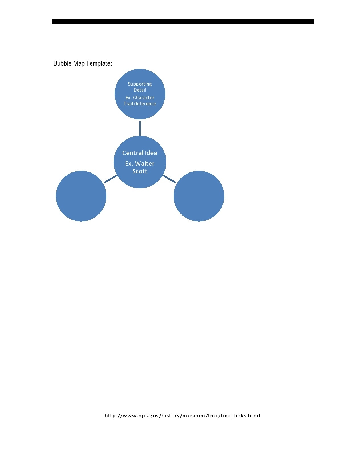 Blank Circle Map Printable