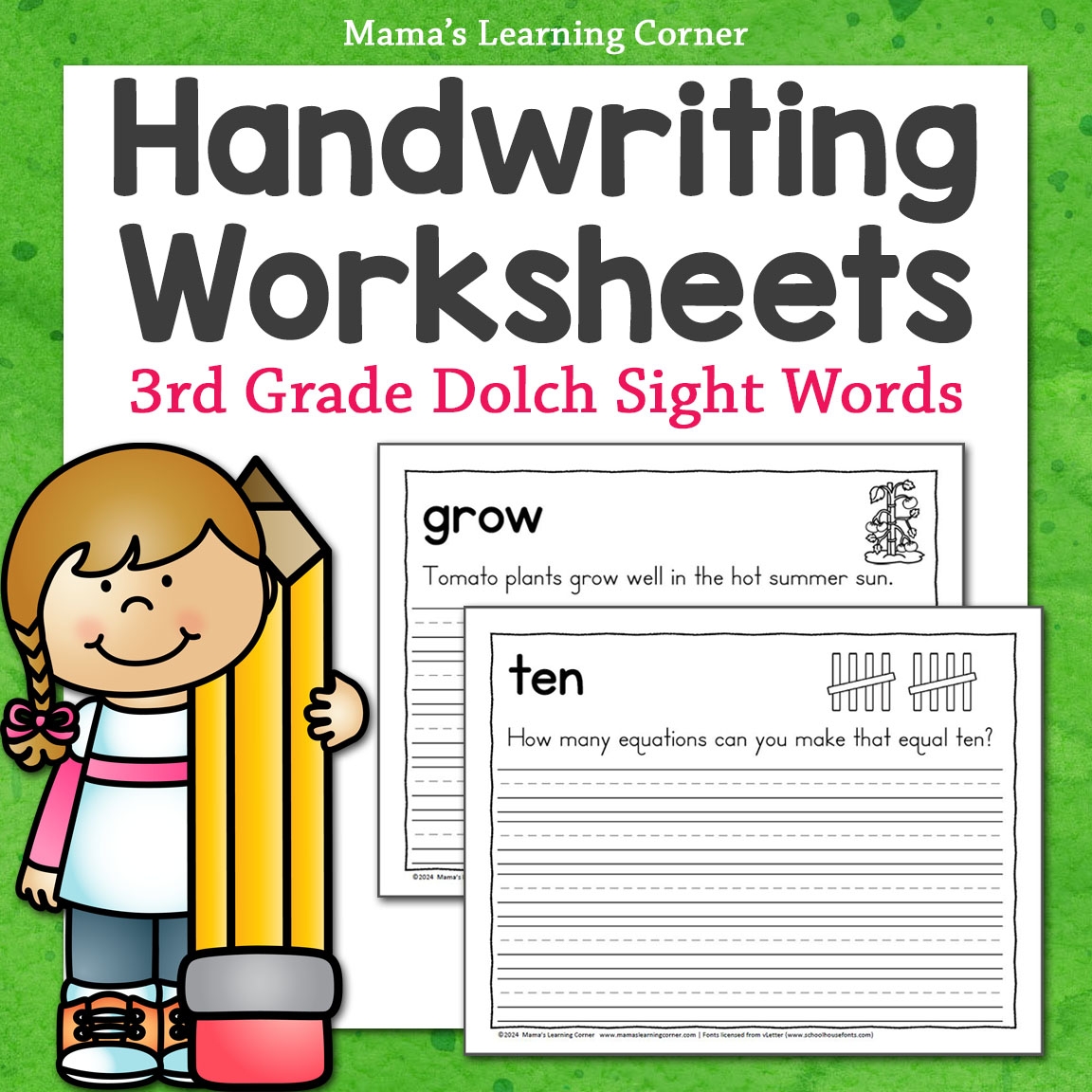 Free Printable 3rd Grade Writing Worksheets