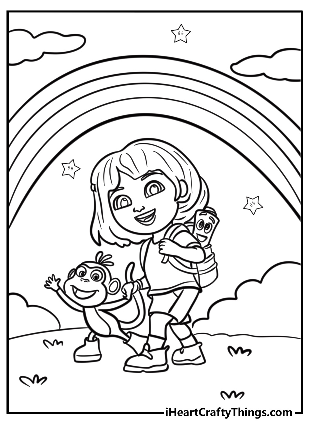 40 Dora The Explorer Coloring Pages 100 Free Printables 
