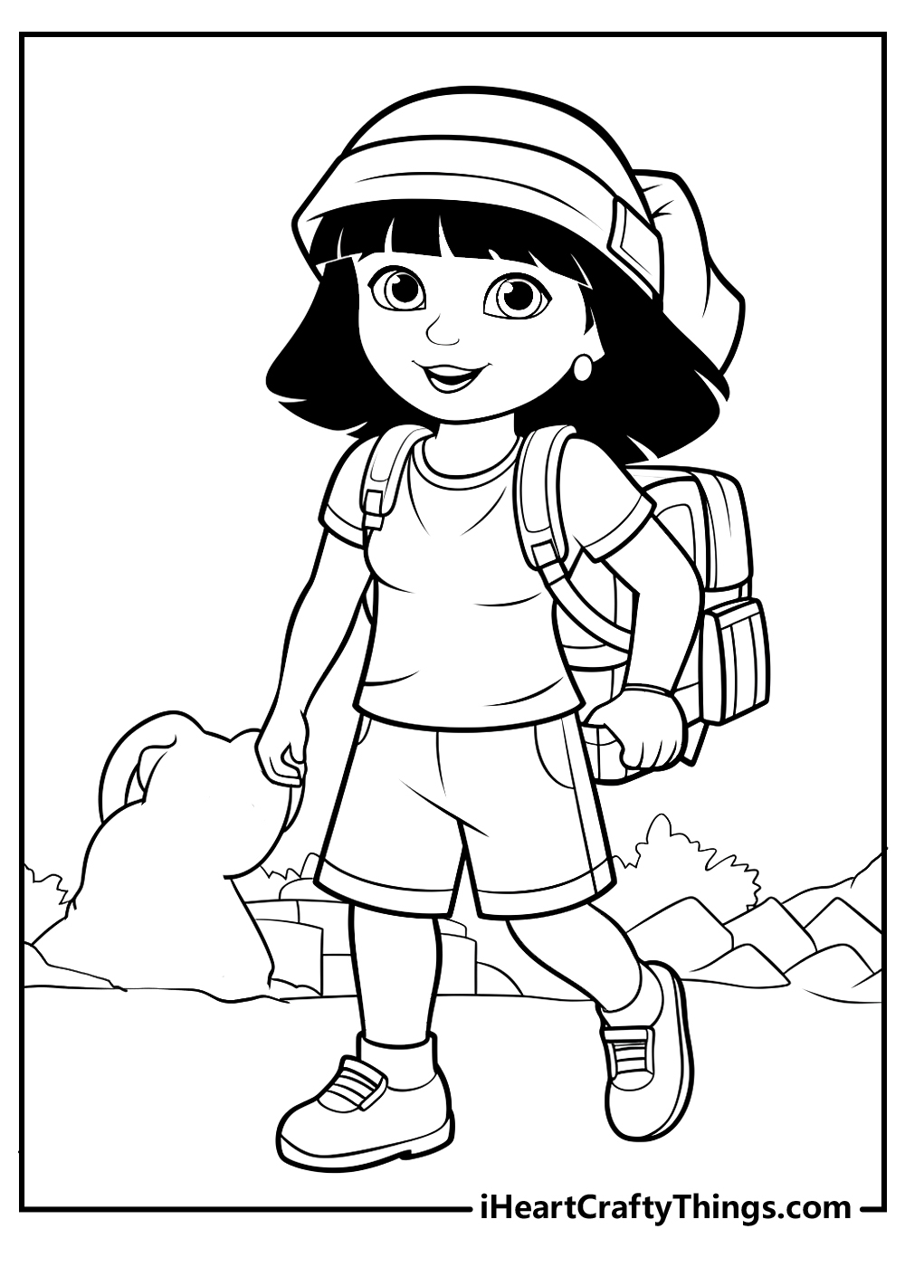 40 Dora The Explorer Coloring Pages 100 Free Printables 
