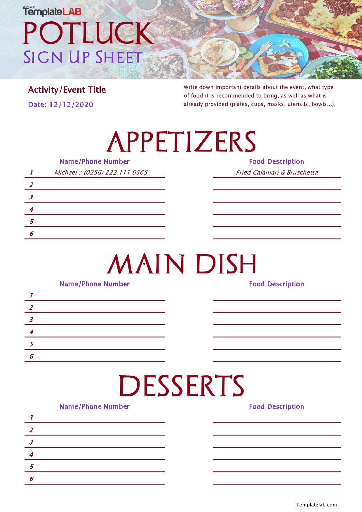 40 Sign Up Sheet Sign In Sheet Templates Word U0026 Excel 