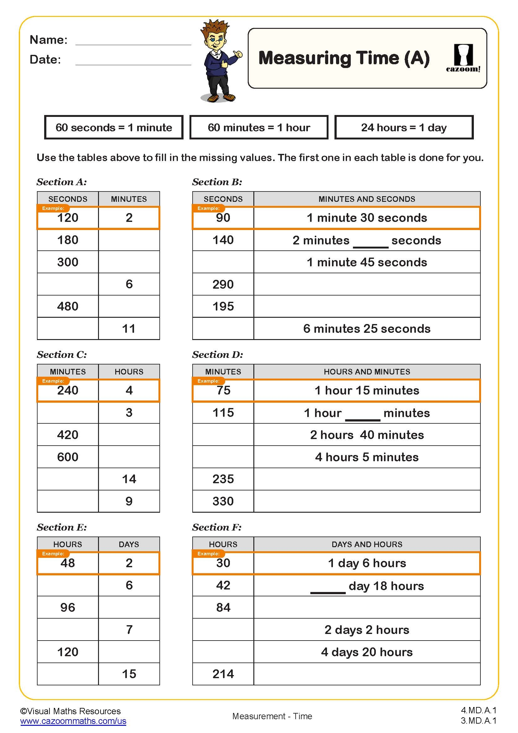 4th Grade Worksheets Free Printable Pdf