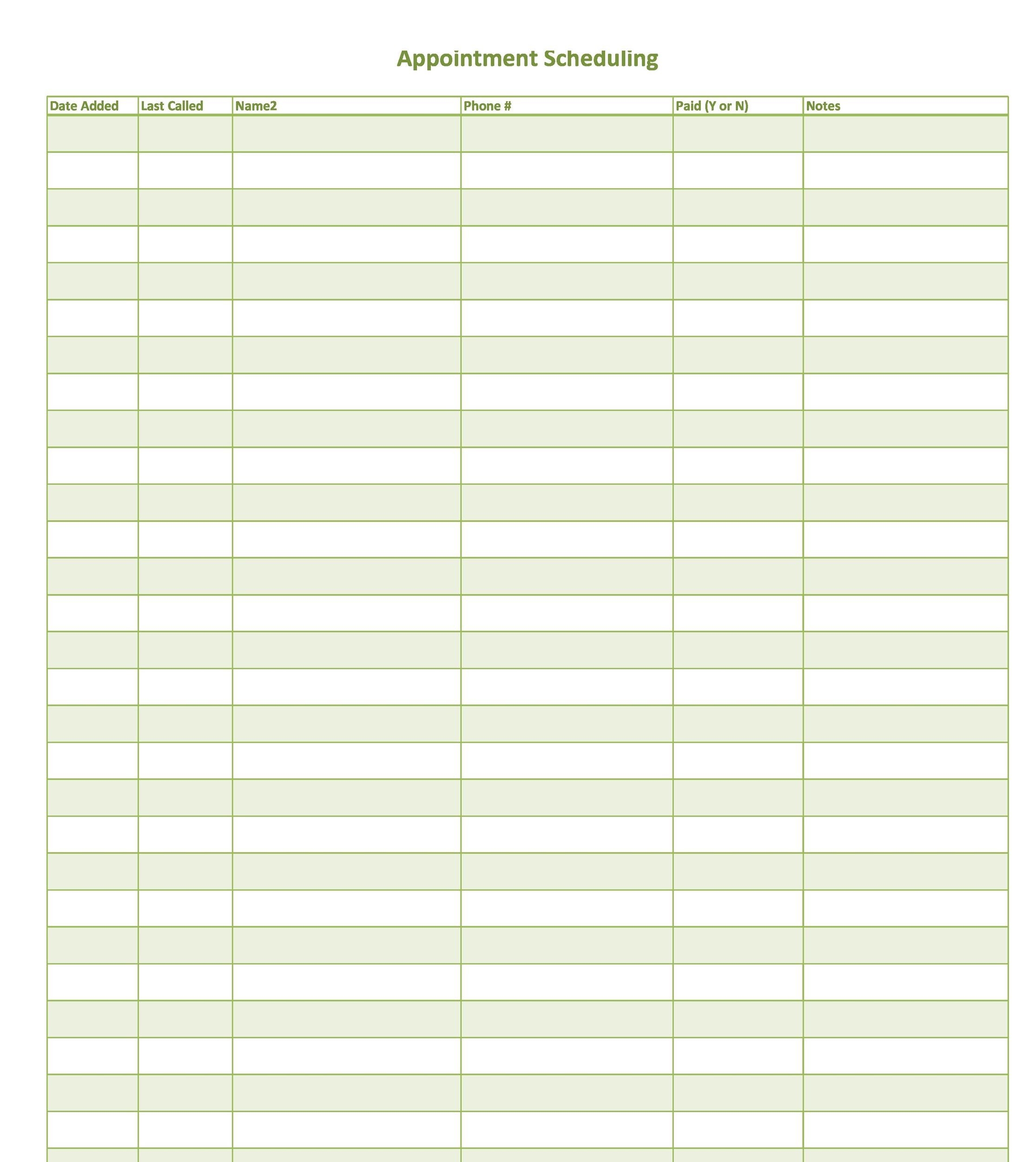 50 Printable Appointment Schedule Templates u0026 Appointment Calendars 50 Printable Appointment Schedule Templates u0026 Appointment Calendars