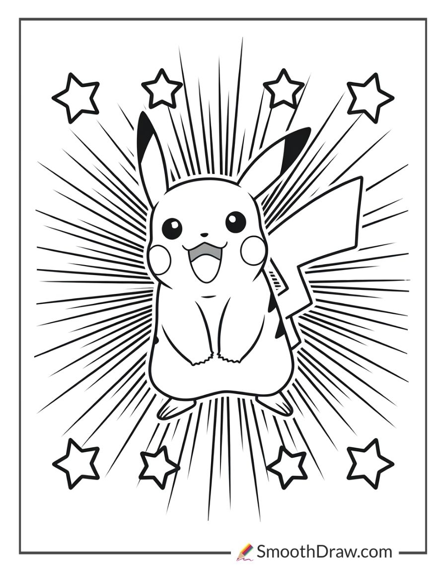 52 Pikachu Coloring Pages Free Printable Pikachu PDFs Smooth Draw