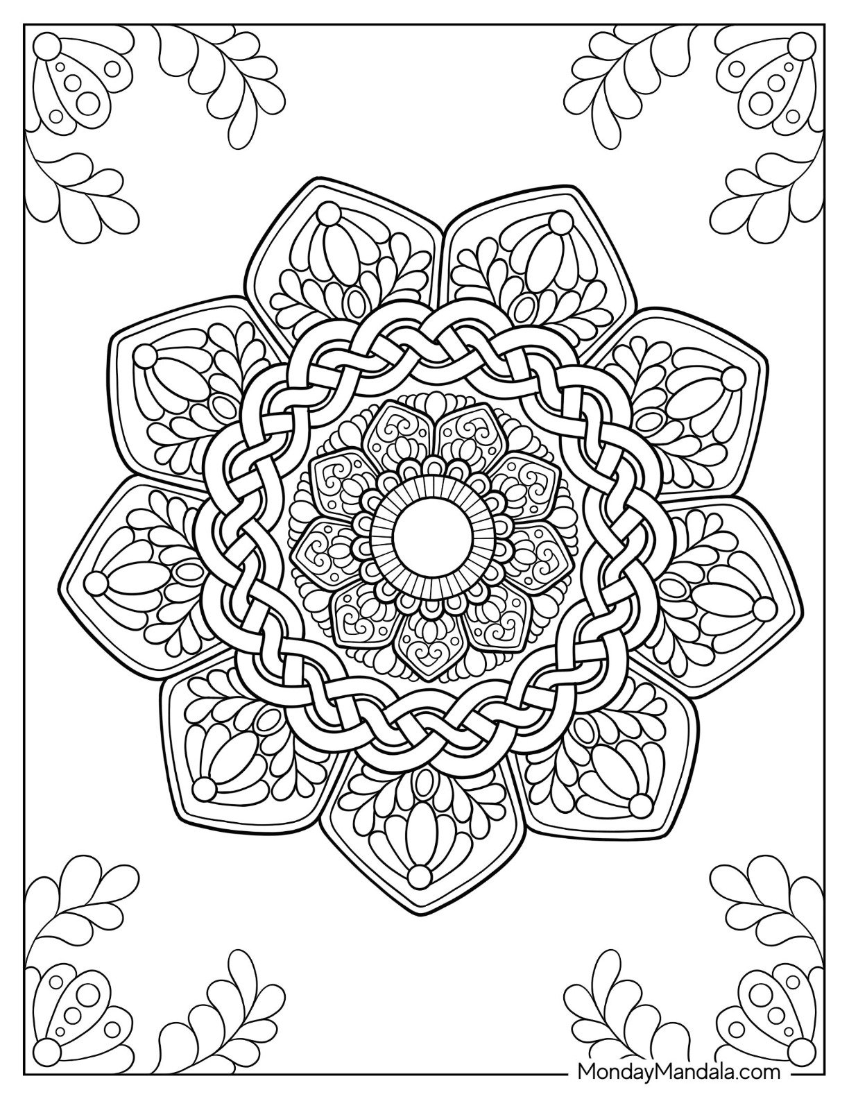 53 Flower Coloring Pages Free PDF Printables 