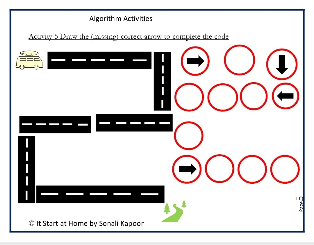 60 Coding Worksheets For Kids Education no Computer Algorithm Instant Digital Download Quiet Book Busy Book STEM Printable Activities Etsy