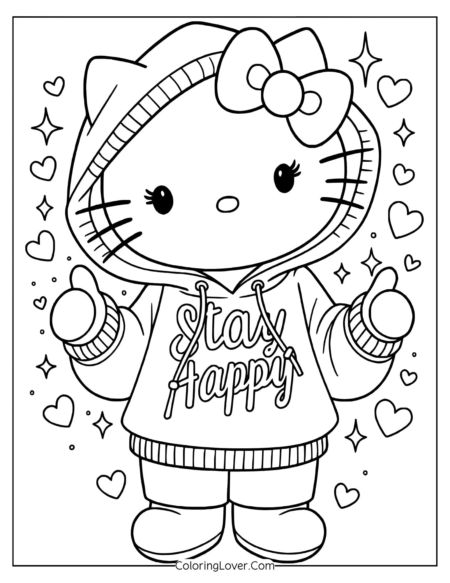 67 Hello Kitty Coloring Pages Free Printables For All Ages 