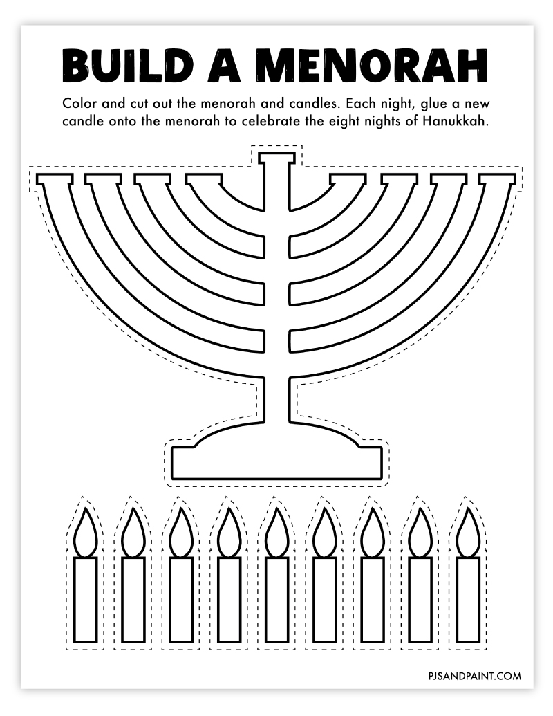 8 Free Printable Hanukkah Games And Activities Pjs And Paint