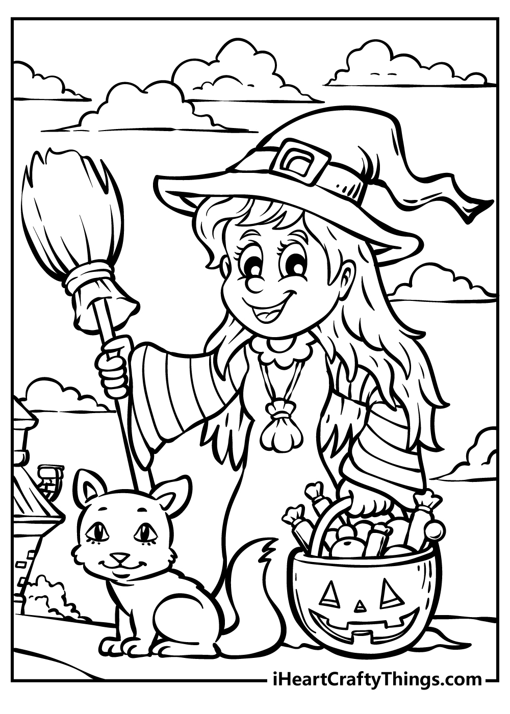 80 Halloween Coloring Pages Free Printables For Kids