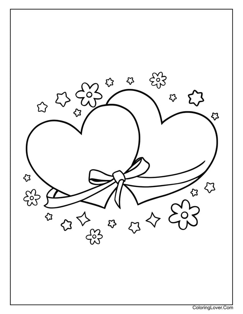 80 Heart Coloring Pages Free Printables For All Ages