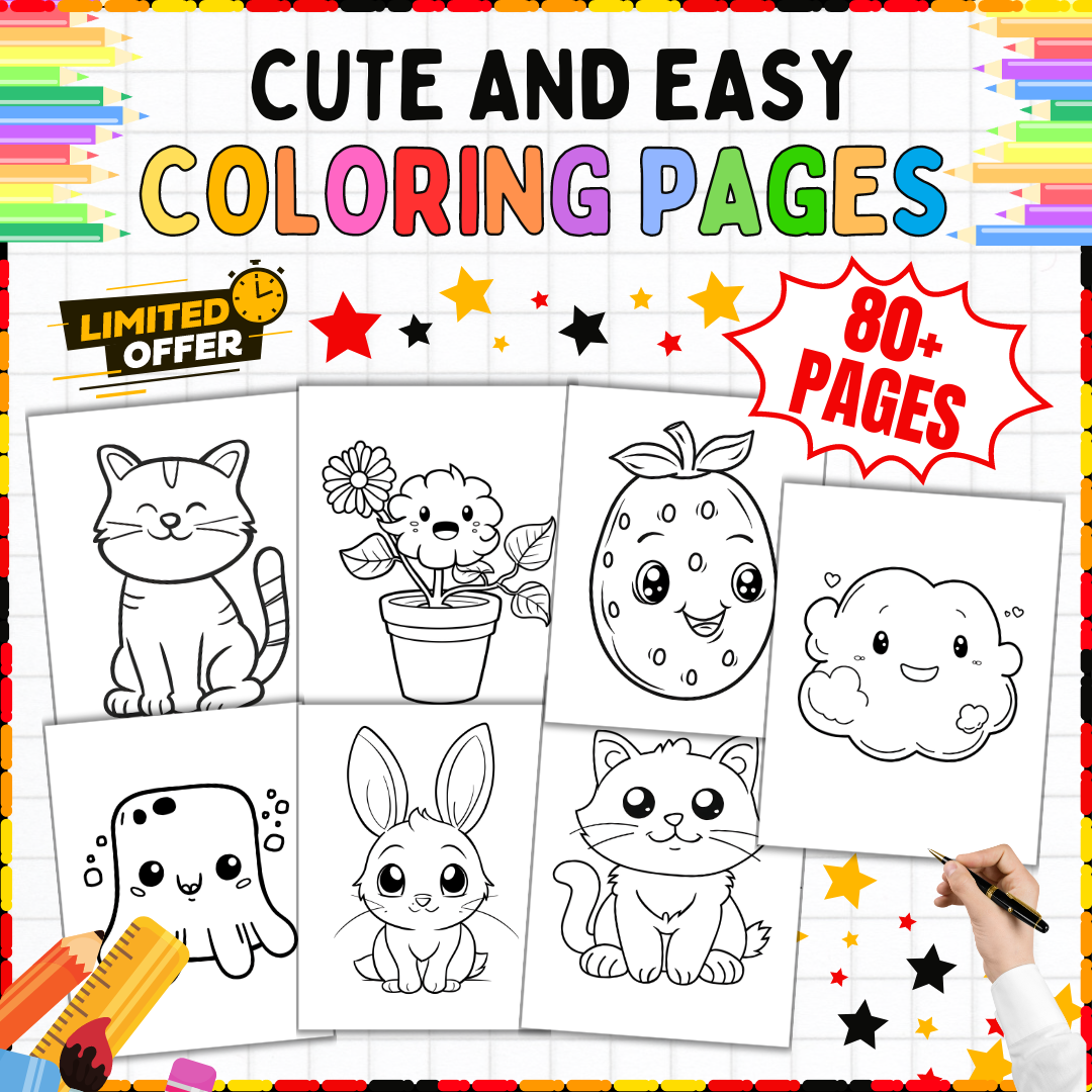 Printable Simple Coloring Sheets