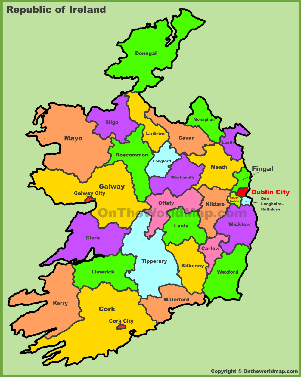 Administrative Divisions Map Of Ireland Counties Map Of Ireland Worksheets Library Administrative Divisions Map Of Ireland Counties Map Of Ireland Worksheets Library