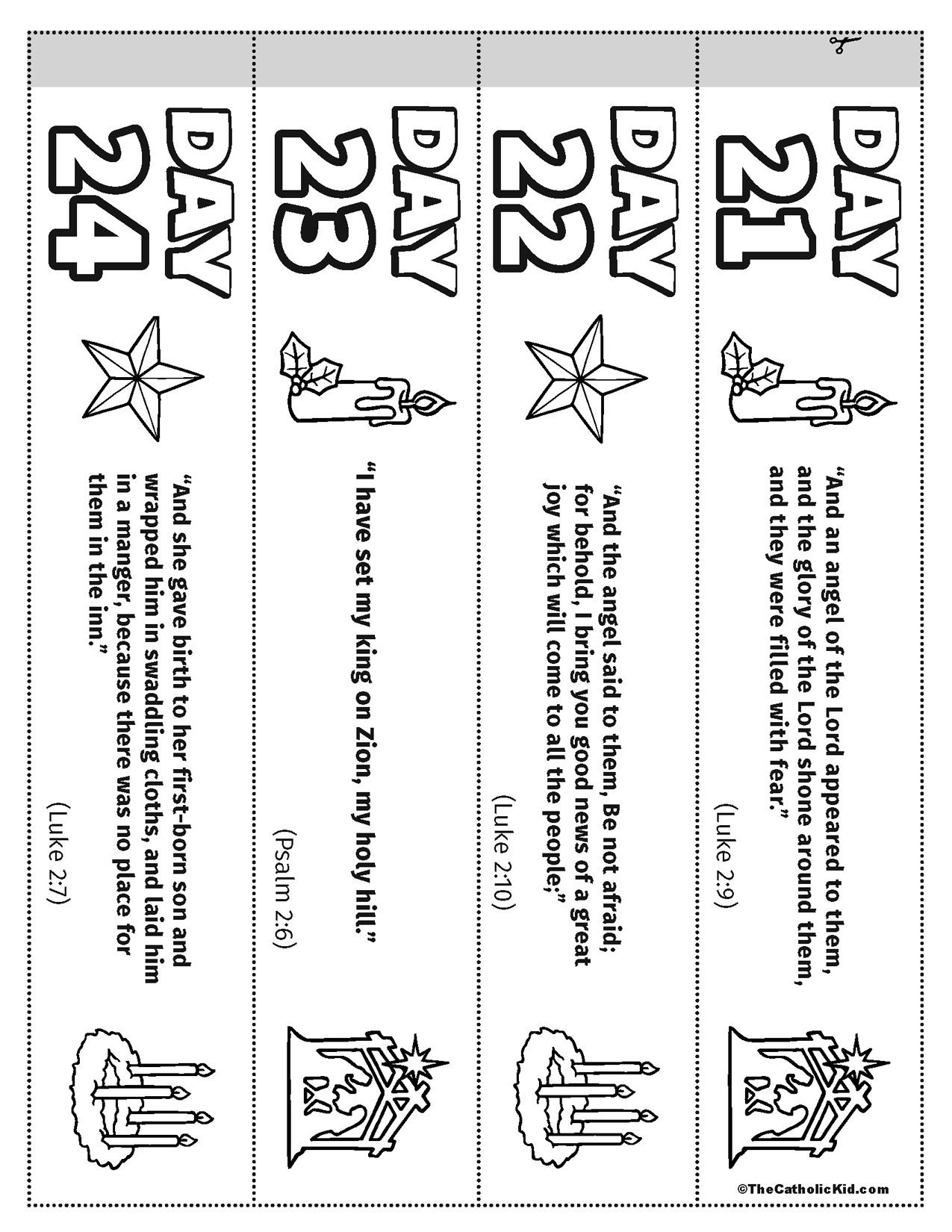Printable Catholic Advent Calendar
