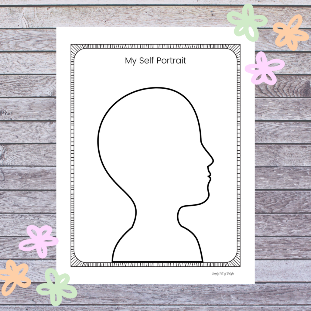 Printable Self Portrait Worksheet