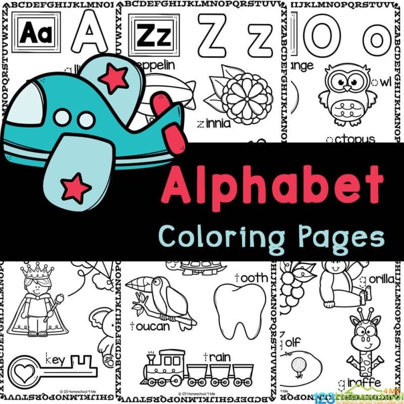 Letter A Coloring Sheet Free Printable