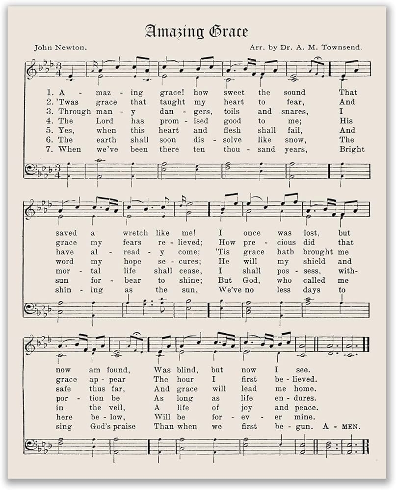 Amazon Picture This Prints Religious Christian Hymns Set Of 4 8x10 Inch Hymn Pictures Hymn Wall Art Old Sheet Music Religious Sheet Music Gospel Sheet Music Photos Unframed Religious Wall Decor 