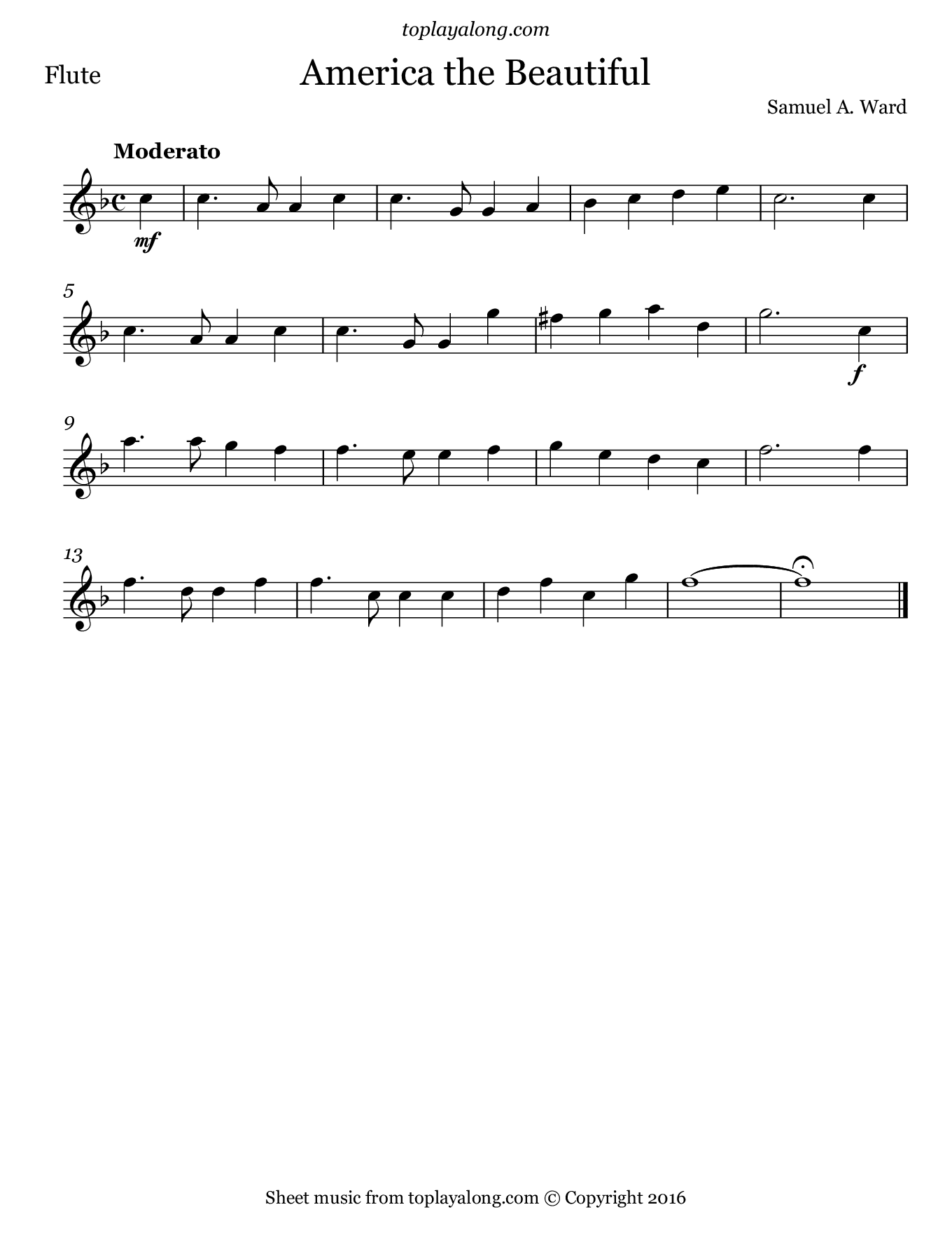 Free Printable Patriotic Sheet Music
