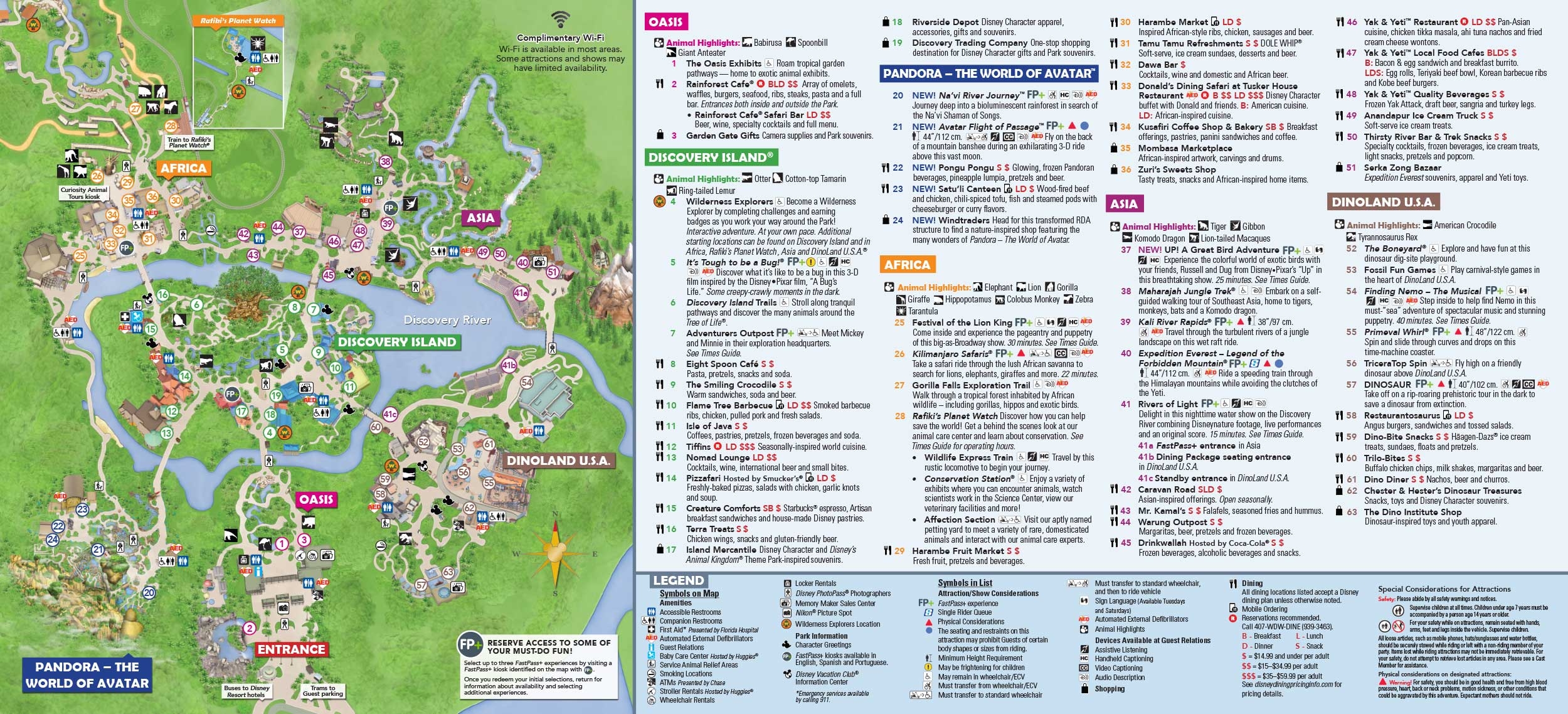 Animal Kingdom Map Walt Disney World Disney Dream Co Animal Kingdom Map Walt Disney World Disney Dream Co
