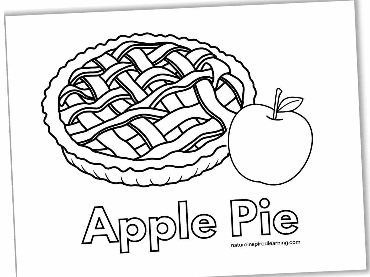 Apple Coloring Pages Nature Inspired Learning