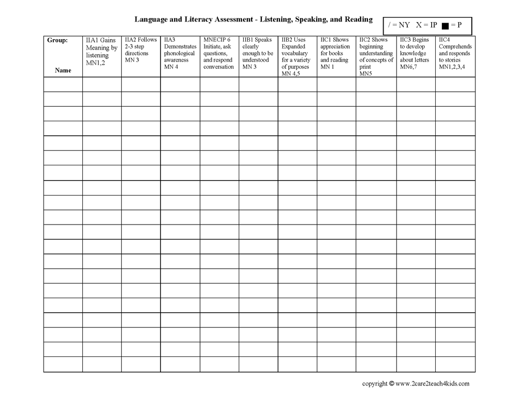 Assessment Forms Free Printable Templates 2care2teach4kids Assessment Forms Free Printable Templates 2care2teach4kids