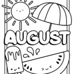 August Coloring Pages Free Printables Cute Coloring Pages For Kids