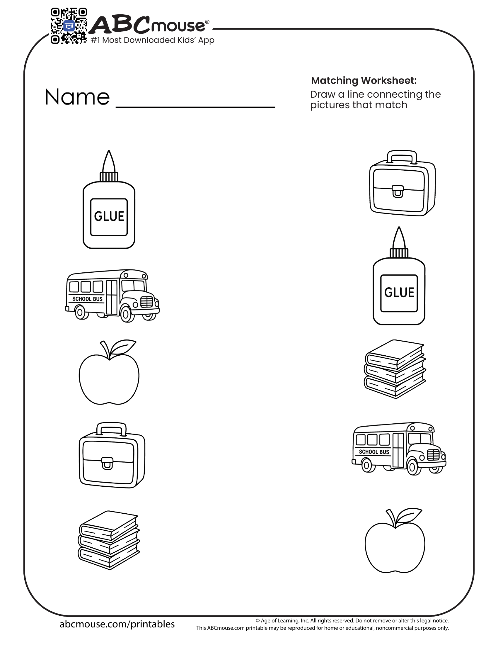 Back To School Worksheets For Kids ABCmouse Back To School Worksheets For Kids ABCmouse