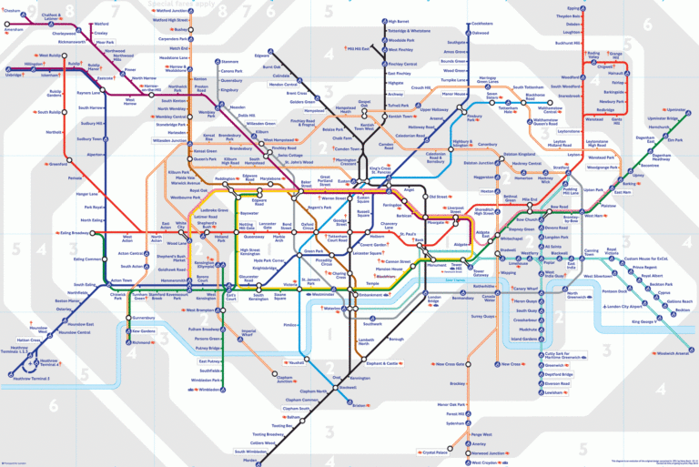 BBC London Travel London Underground Map
