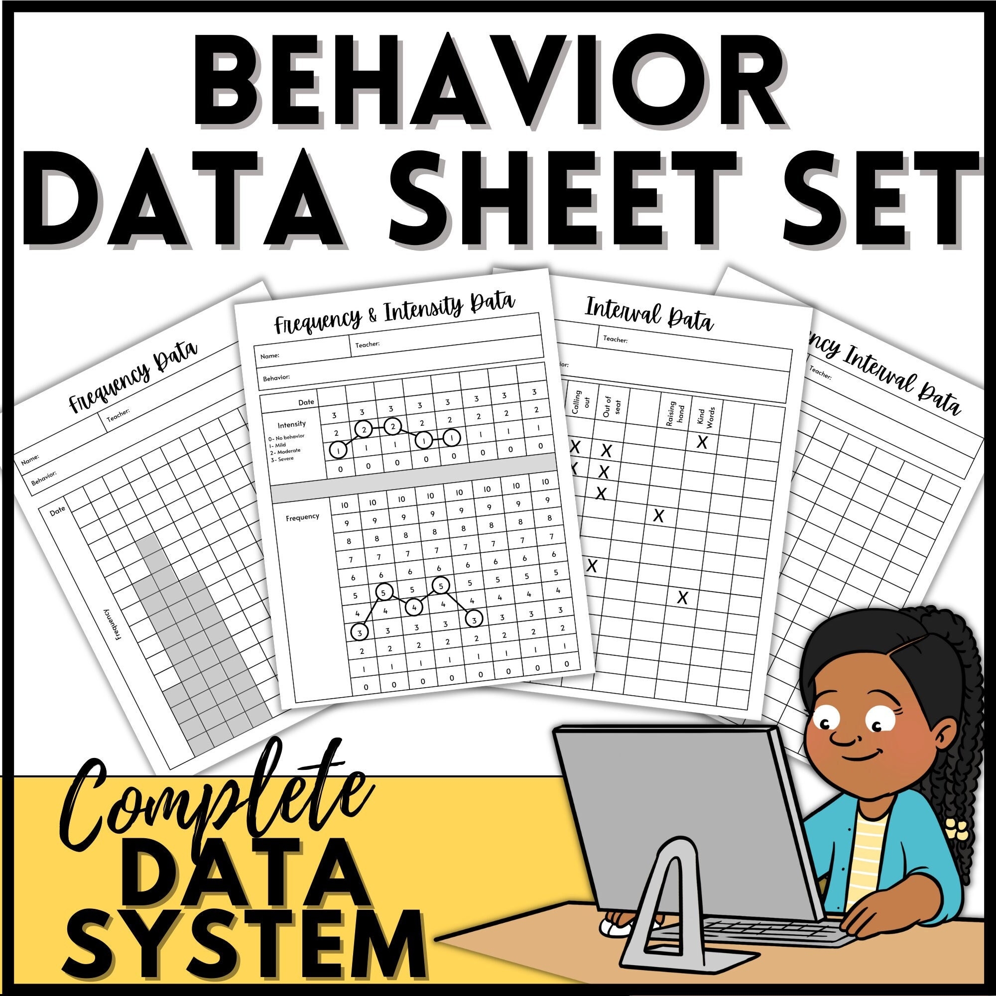 Free Printable Behavior Data Collection Sheets