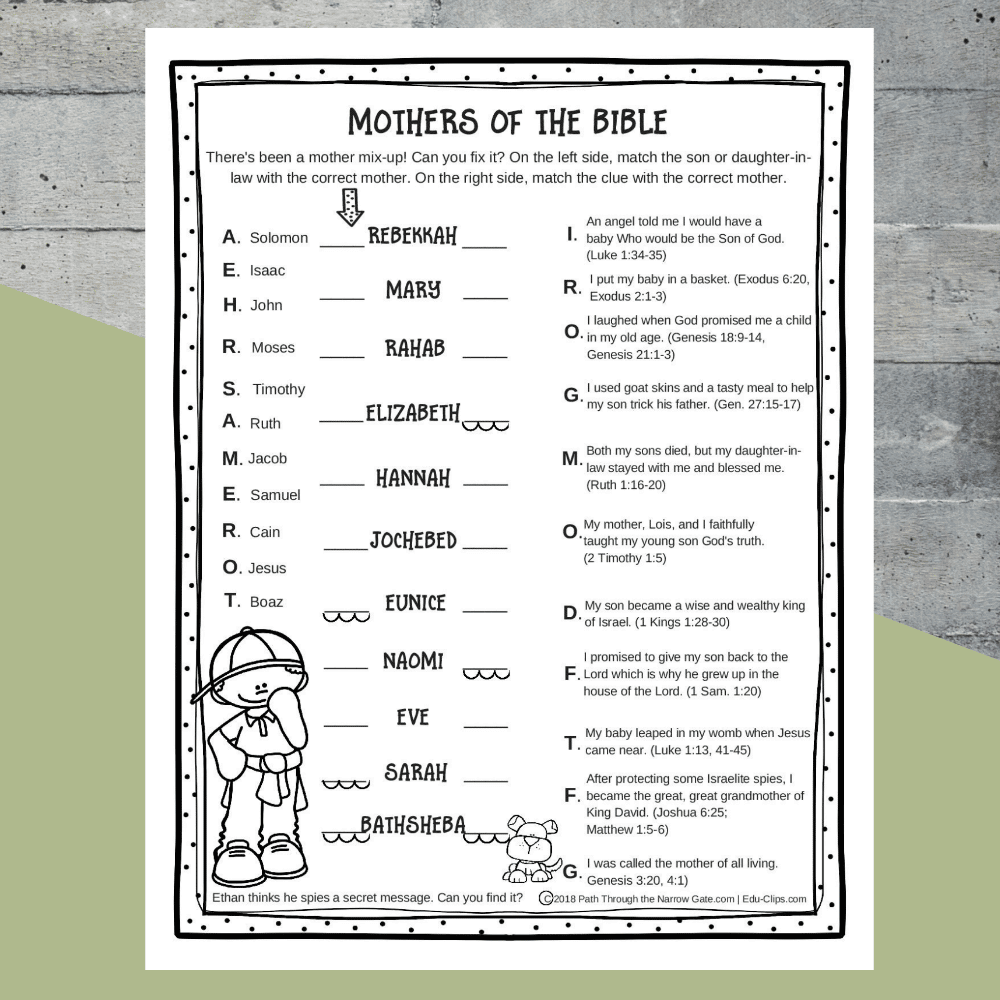 Bible Verse Worksheets Printable