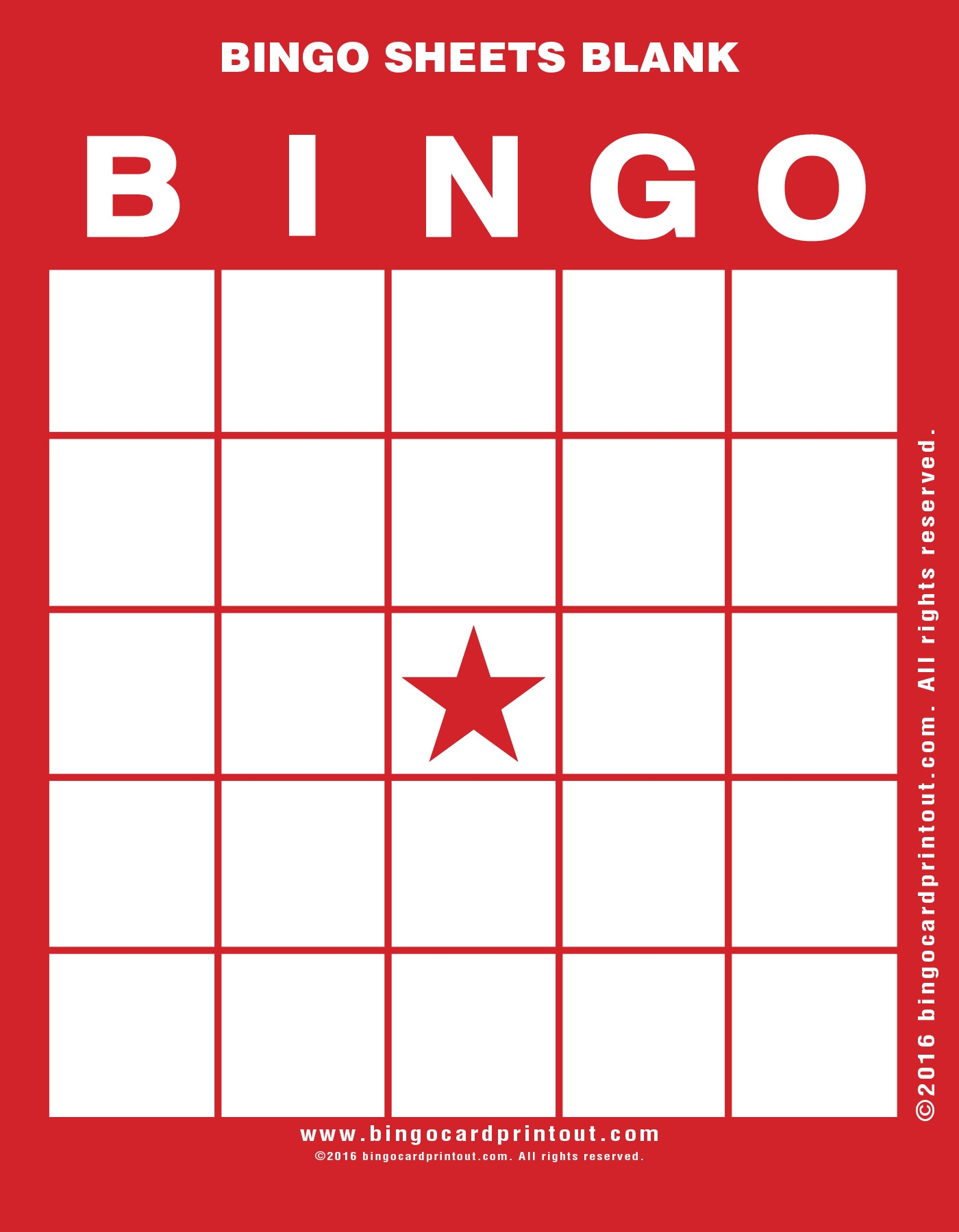 Blank Bingo Cards Archives BingoCardPrintout