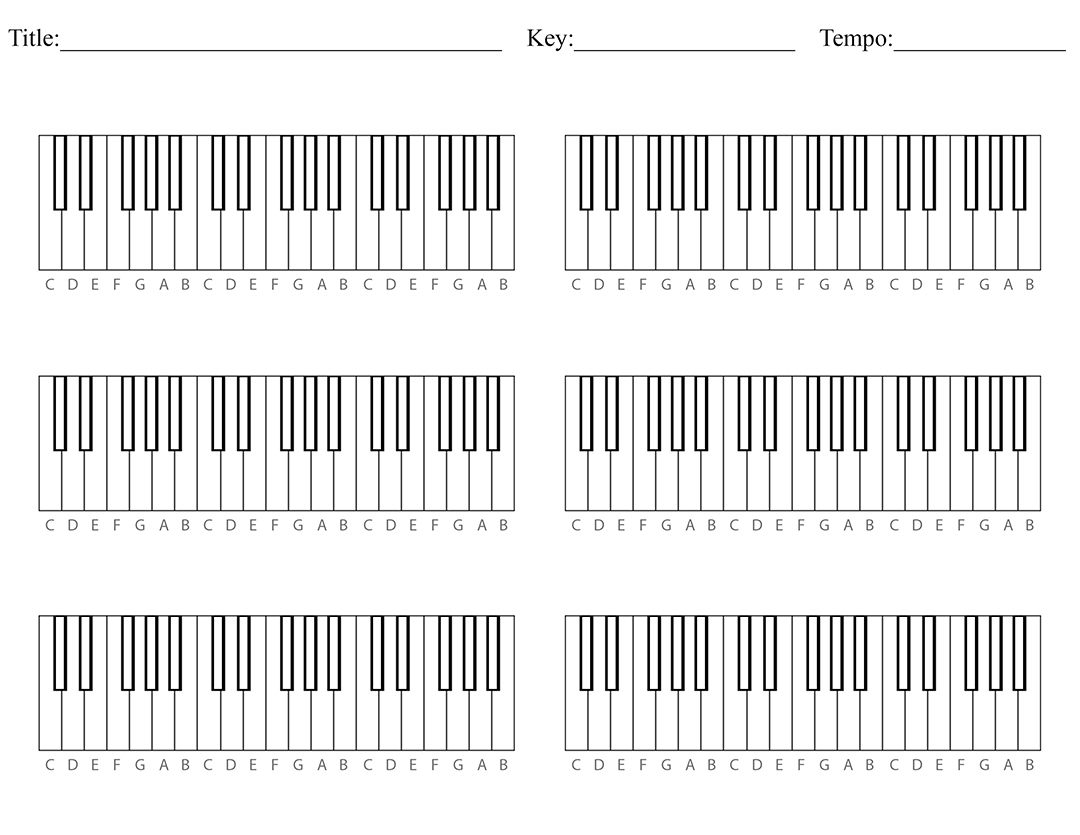 Printable Piano Chords Chart