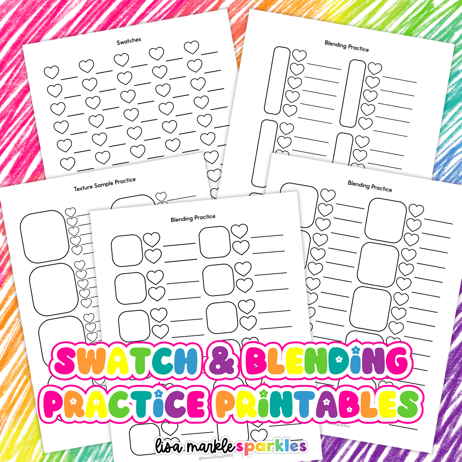 Blank Color Swatch Chart Pdf Free Lisa Markle Sparkles Clipart And Graphic Design